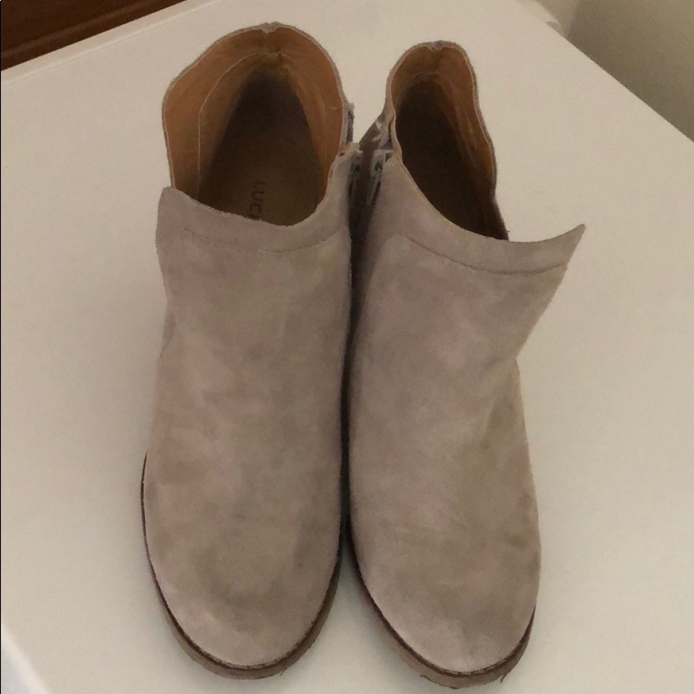 Wedge booties